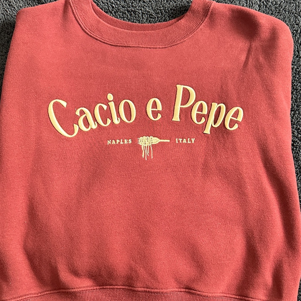 Abercrombie Cropped Crewneck